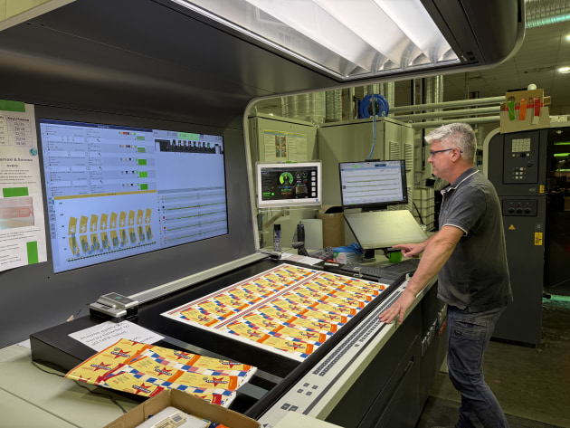 Quality inspection of printed material