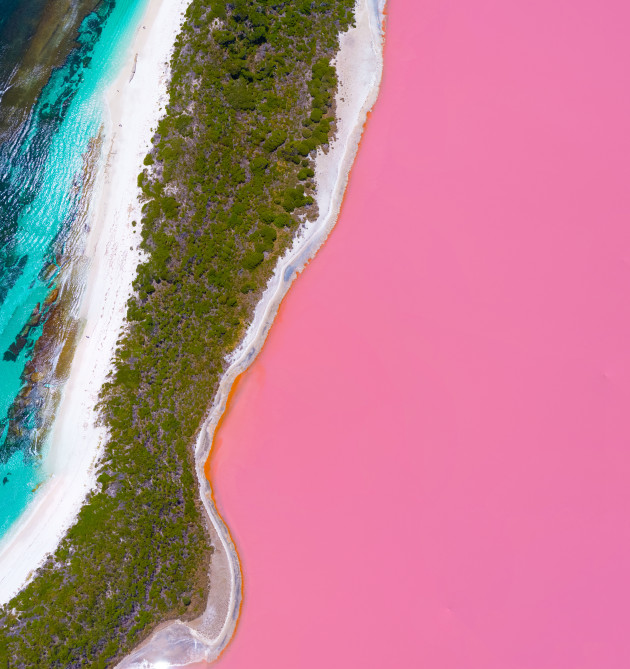 © Jaimen Hudson. Lake Hillier, Western Australia.