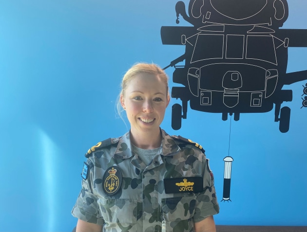 Lieutenant Cerys Joyce of the Royal Australian Navy. (Supplied)