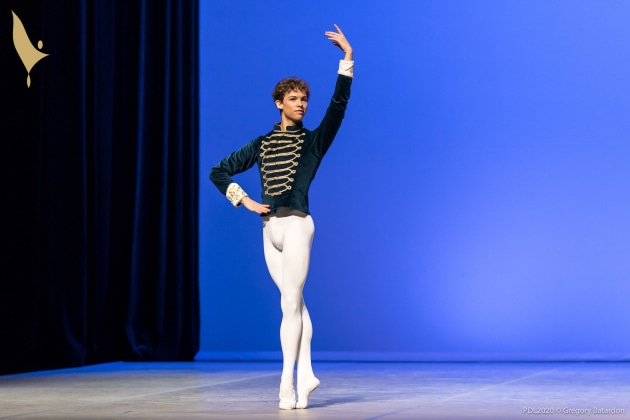 Lincoln Sharpe at the Prix de Lausanne. Photo: Gregory Batardon