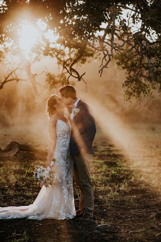 © Lucy McGoldrick. Caught in the Rays. Single Shot featured entry - Australasia's Top Wedding Photographers 2021.