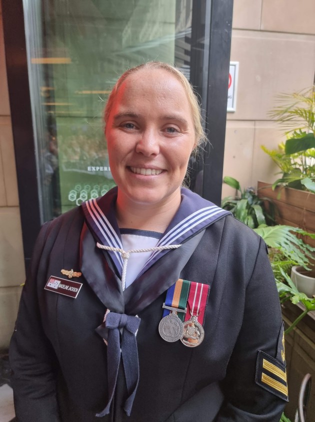 Leading Seaman Madeline Jackson of the Royal Australian Navy. (Supplied)