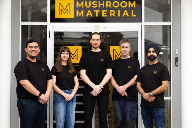 The Mushroom Material team will use $8.5 million investment to establish a 1300sqm pilot plant in Auckland’s Mount Roskill.