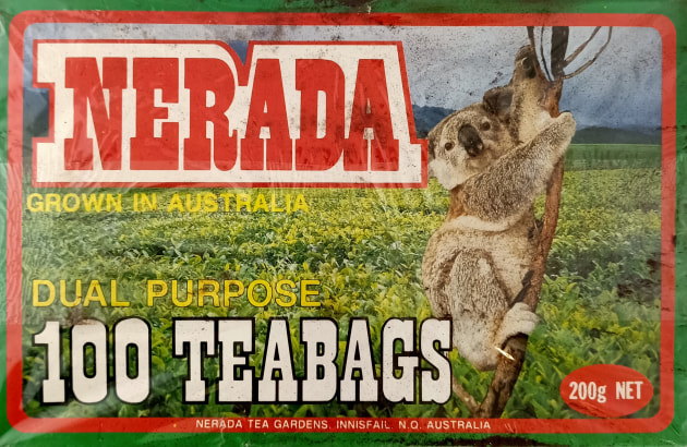 Nerada's original packaging design, which ran from 1971 to 1989.