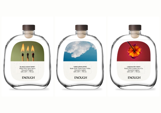 The range features three mid-strength spirits.
Source: Enough