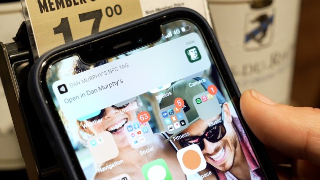 Endeavour Group is rolling out an electronic shelf label with embedded NFC technology. (Photo source: Endeavour Group)