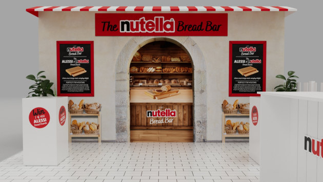The Nutella Bread Bar will pop up at Westfield Miranda on 20-21 September.