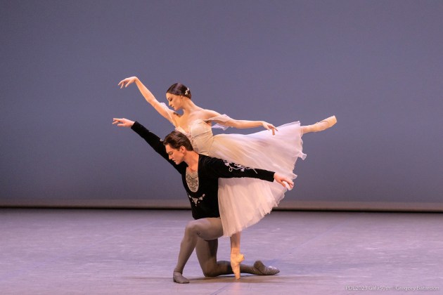 Previous Prix prizewinners Julian Mackay and Madison Young, now principal artists with the Bayerisches Staatsballet in Munich, Germany, Photo by Gregory Batardon.