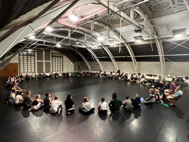 A Countertechnique session at Henny Jurriens studio in Amsterdam. Photo Jerry Remkes