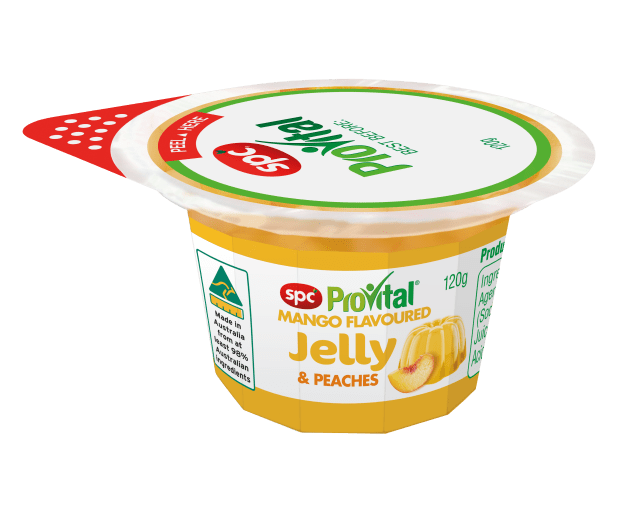 PIDA 2019 Finalist, Accessible Packaging Design: SPC Ardmona for its SPC ProVital Easy-Open Diced Fruit in Jelly range, designed for all consumers to open, including those with reduced fine motor skills, dexterity and strength. On-pack communication is clear and legible to all.