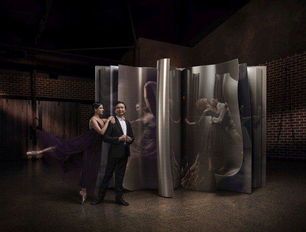 Li Cunxin with principal artist Yanela Pinera. Photo: David Kelly