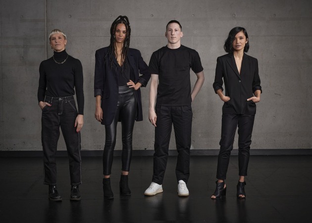 (From left:) Jenni Large, Sophia Ndaba, Luke Hayward and Charmene Yap.
Photo by Pedro Greig.