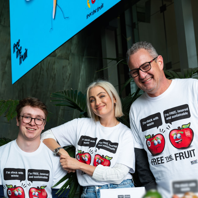 The Result Group team in attendance at the Zero Waste Victoria Festival.