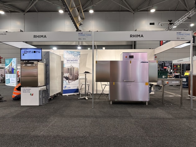 Rhima had its high-efficient crate washer on display, which is capable of handling up to 400 crates per hour, with adjustable wash settings to suit different contamination levels.