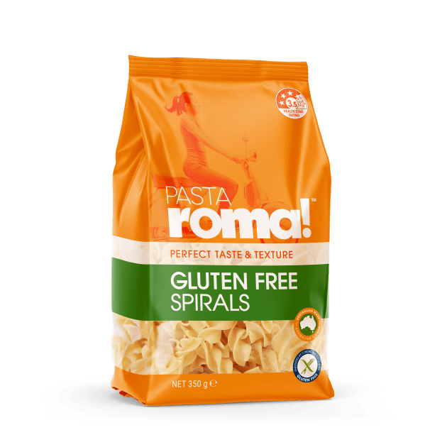 The vibrant packaging, which cues Roma Foods' heritage, was designed by Disegno and is printed by RollsPack.