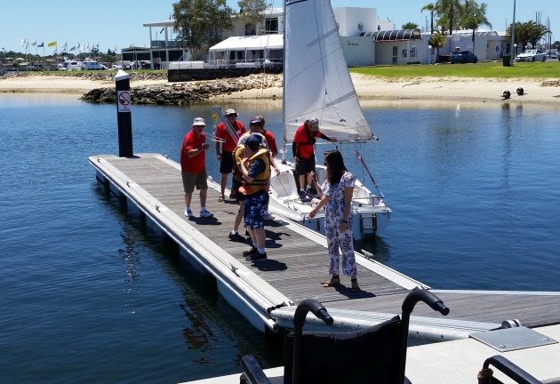 Sailability at South of Perth Yacht Club has 40 volunteers.