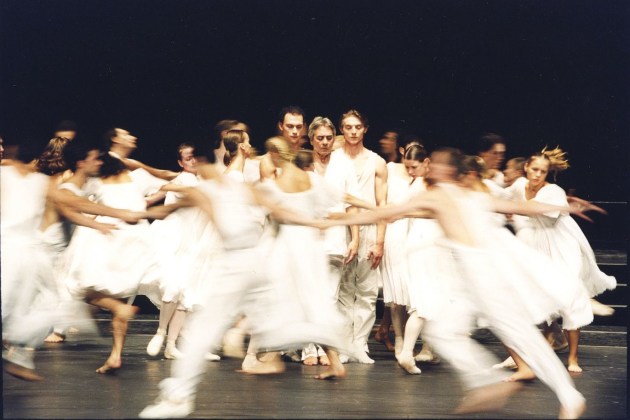 John Neumeier in St Matthew Passion. Photo: Holger Badekow.