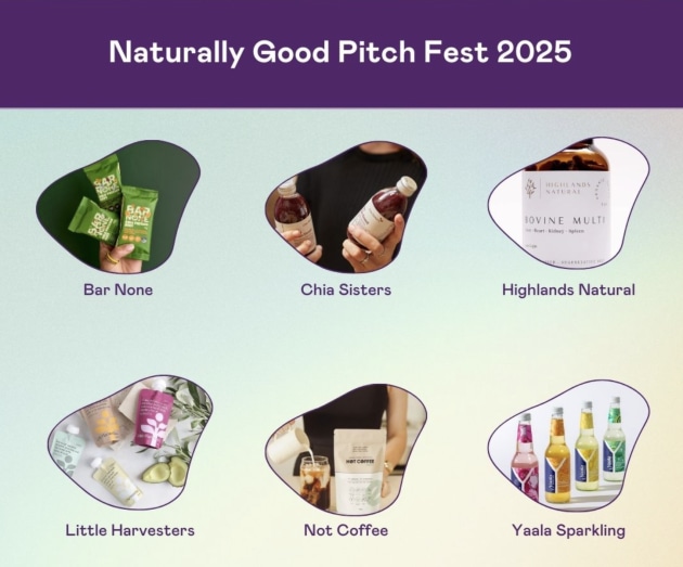 This year’s Pitch Fest featured a series of 4-minute pitches from each finalist, followed by direct feedback from the judges, with a prize package valued at over $10,000 for the winner.
Source: Naturally Good Expo