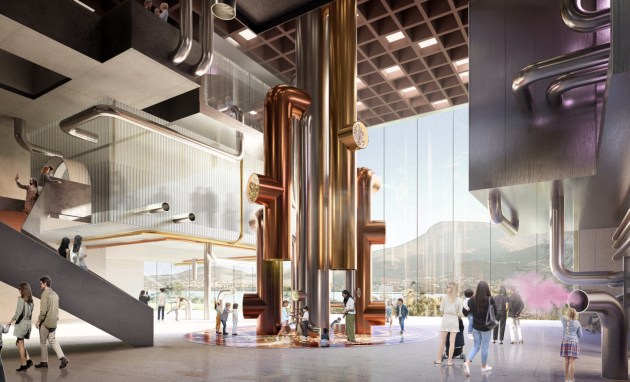 Proposed design for Chocolate Central at CEC.
Source: Cumulus Studio and Art Processors