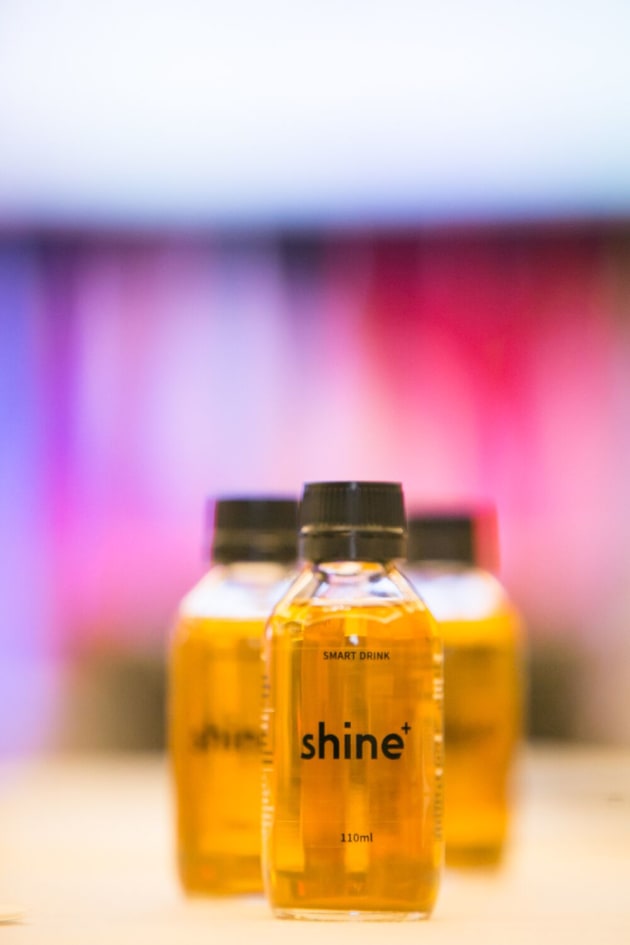 Shine+ was handed out to conference attendees.