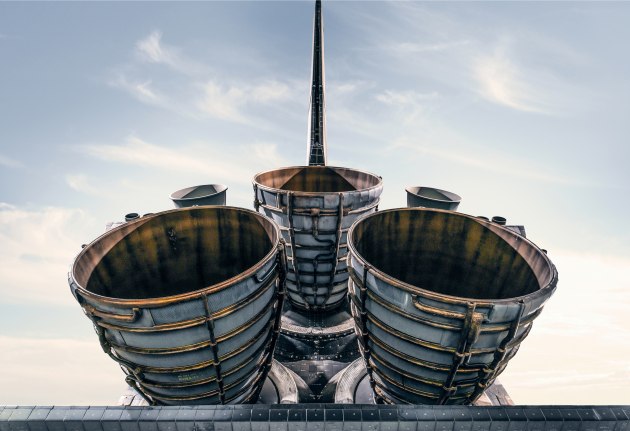 Main engines, space shuttle, USA. © Gary Sheppard.