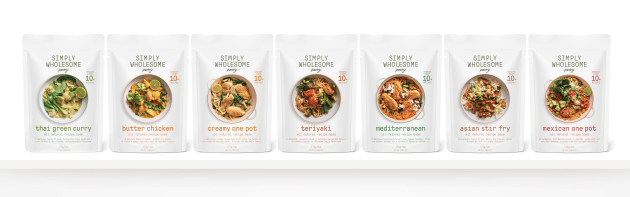The Simply Wholesome Pantry range comprises of seven versatile recipe bases.