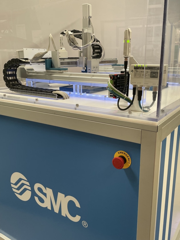 SMC capitalised on the recent release of its new EXW1 compact wireless system when developing its demo unit.
