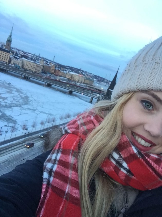 Amelia in Stockholm, Sweden.