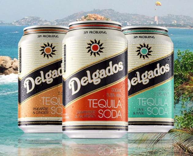 Superdrop's Delgados Tequila Soda range.