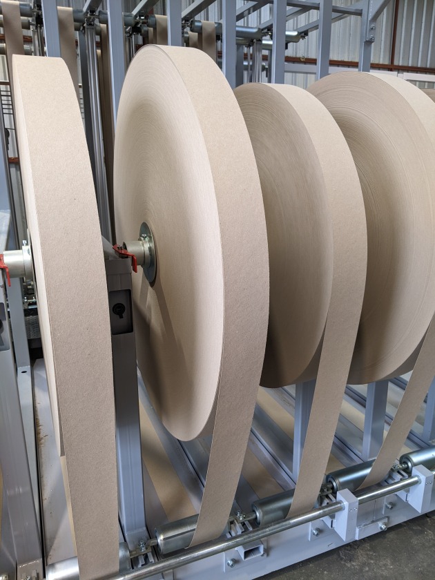 Using waste paper from the company’s own site and from external suppliers, the Mill has replaced raw source materials with recycled ones.