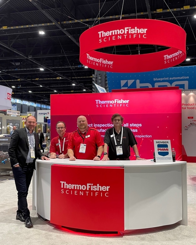 In addition to investigating software automation innovations at PackExpo, Phil Biggs also visited many of Foodmach’s technology partners, including the product inspection team from Thermo Fisher Scientific.