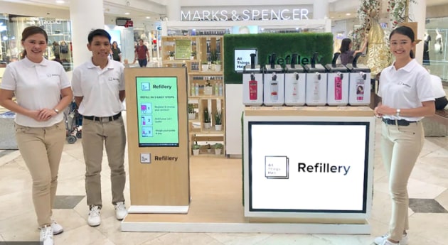 The All Things Hair Refillery launched in March in three shopping malls across Manila.