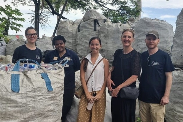 Mayer was also on the ground in Fiji to deliver the Circular Pacific Plastics project.