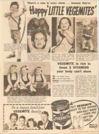 Vegemite in the 50s