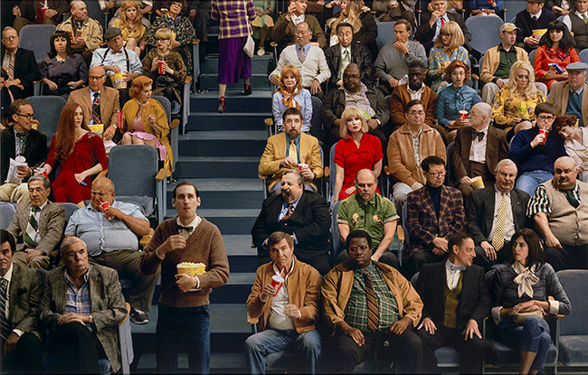 Alex Prager
American 1979–
Crowd #9 (Sunset Five) 2013
pigment print
153.7 x 235.4 cm
National Gallery of Victoria
Bowness Family Fund for Contemporary Photography, 2014
© Alex Prager, courtesy of the artist and Lehmann Maupin, New York and Hong Kong