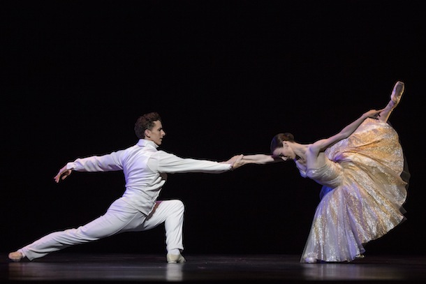 The Australian Ballet's Adam Bull and Madeleine Eastoe. Photo: Pia Moore.