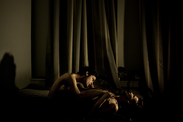 The World Press Photo award winner was this image of two gay men in Russia made by Mads Nissen.