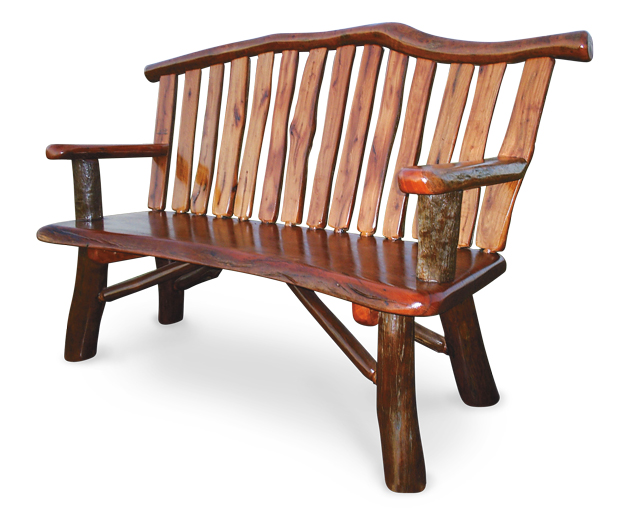 Michael Lehtonen, red ironbark and red forest gum bench chair