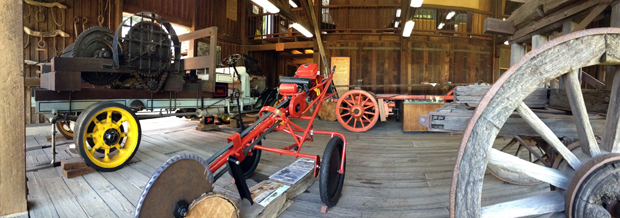 Display at the Gympie Woodworks Museum and Interpretive Centre.