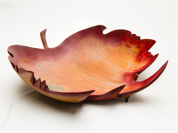 Vince Rush, Leaf Platter in coachwood