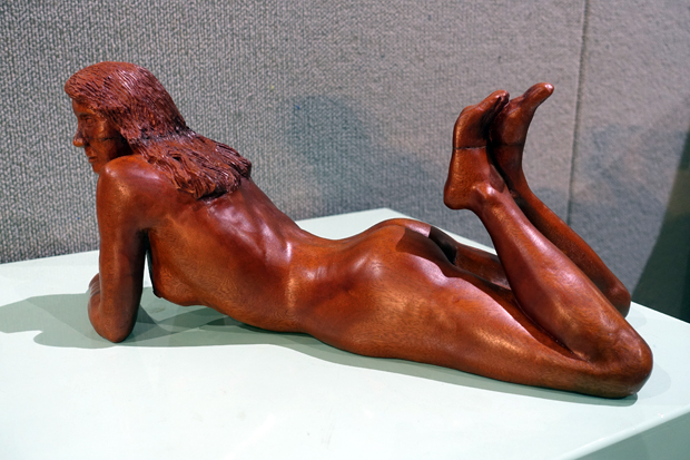 David Crawford, Naked Lady, mahogany.