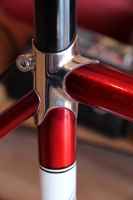 Another close up of Chris’s frame building detail that will have anyone who was in the bike trade back in the steel frame era smiling with appreciation.