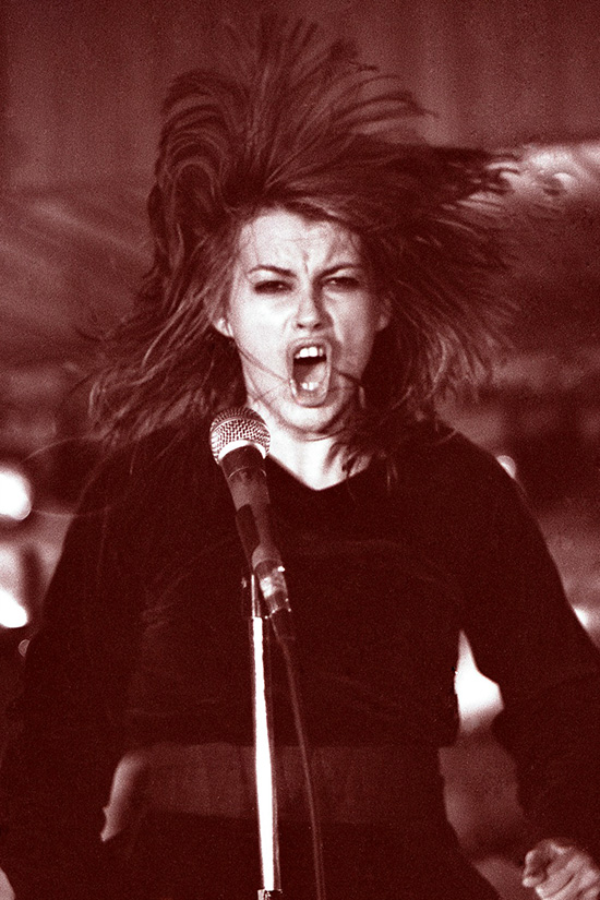 Rock photographer Tony Mott began his career by following Chrissie Amphlett of the Sydney band Divinyls.