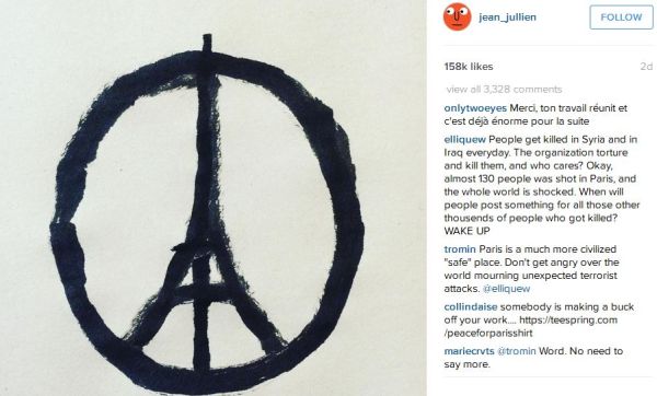 Credit: French artist Jean Jullien's Instagram account