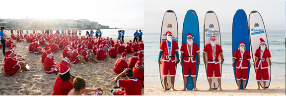 Redballoon surfing santa 2
