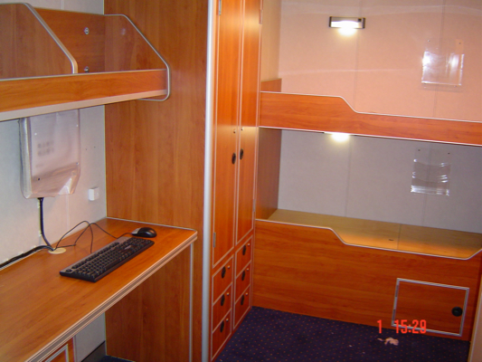 AWD cabin fitout constructed and installed by Taylor Bros. Credit: Taylor Bros.