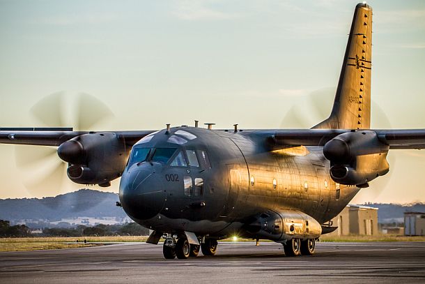 Air Force C-27J Spartan at RAAF Base Wagga