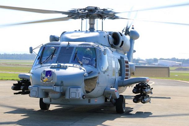 725 Squadron conducted firings of the AGM-114N Hellfire missile from MH-60R Seahawk ‘Romeo’ helicopters