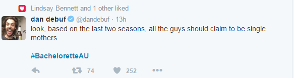 Bachelorette tweet 22/9 3