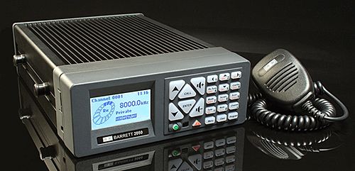 Barrett 2050 HF transceiver. Credit: Barrett Communications